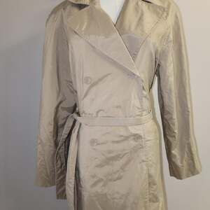 London fog tan trench coat